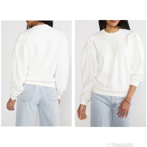 ética Pleated Sleeve Sweatshirt - Picture 1 of 7